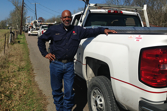 Distribution Construction Supervisor Paul Woods 